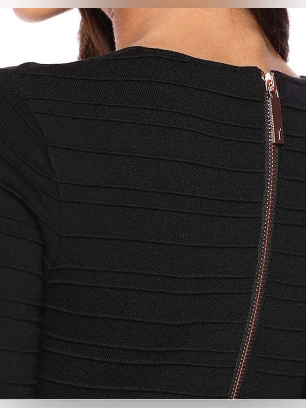 Ted Baker Black Bell Sleeve Sheath Dress - Picture 9 of 15
